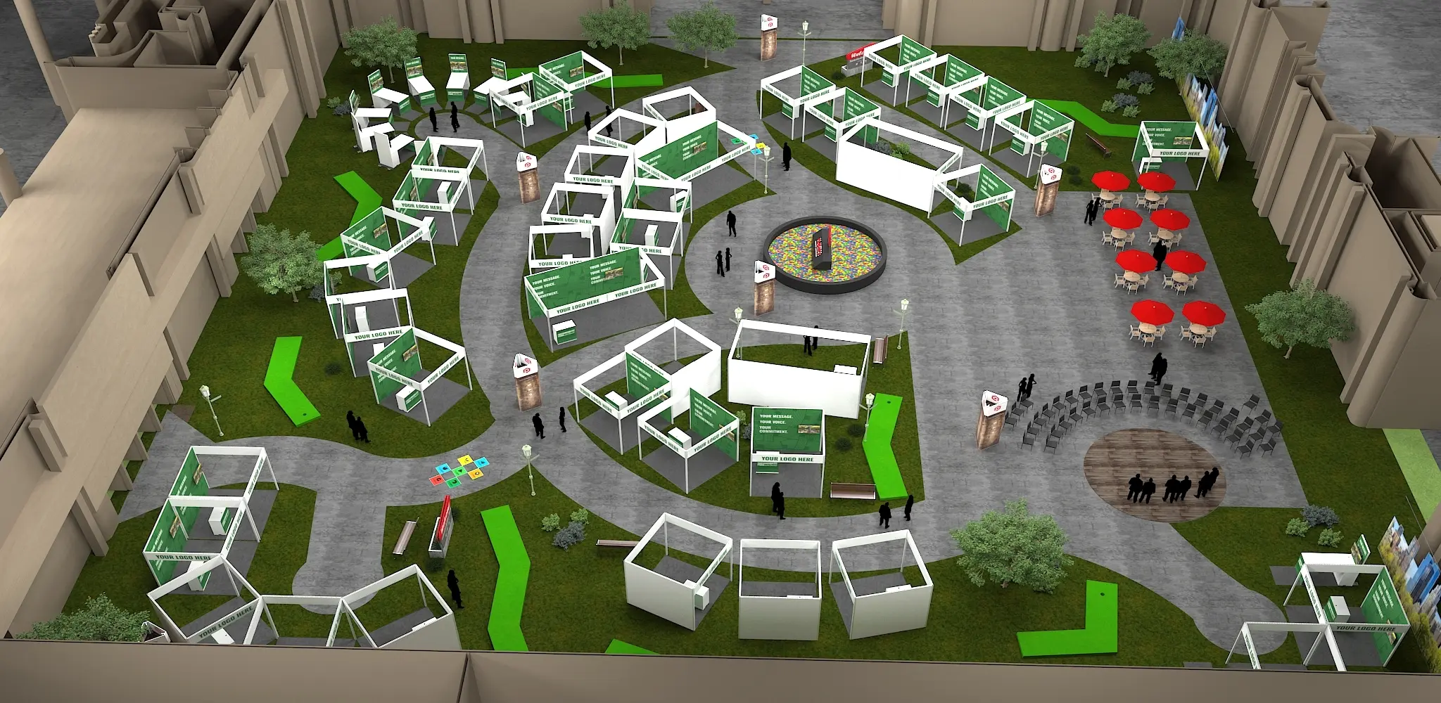 Sustainability Park Aerial View