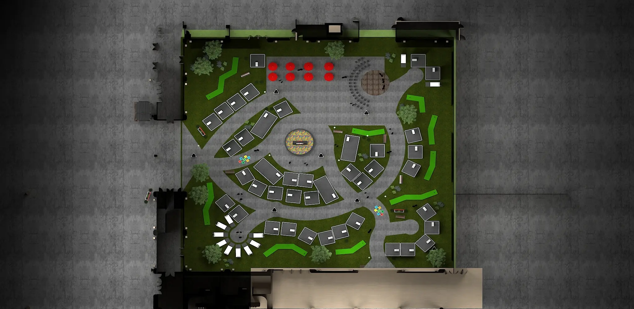 Sustainability Park Floor View