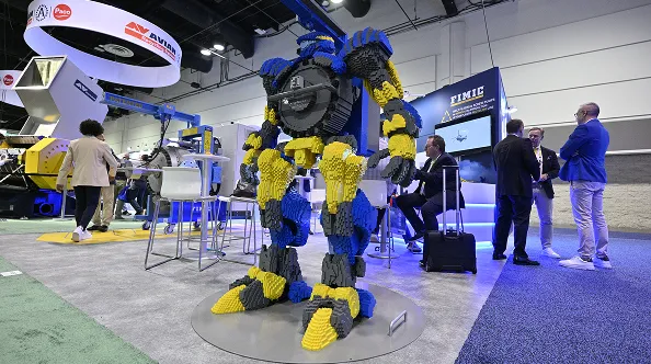 Plastic robot exhibit
