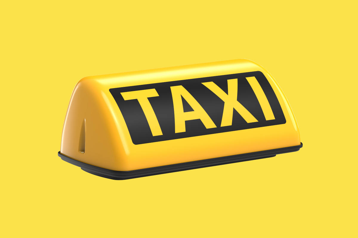 Taxi sign