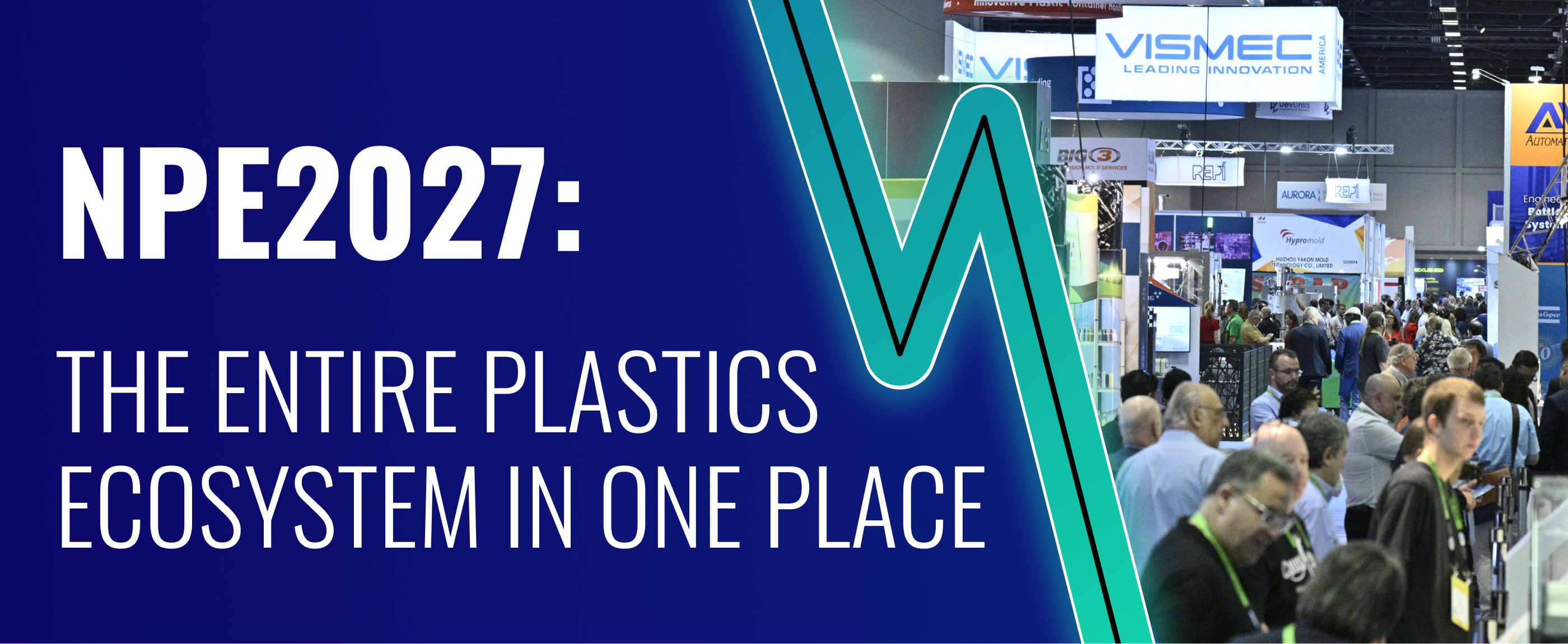 Picture of tradeshow attendees at NPE